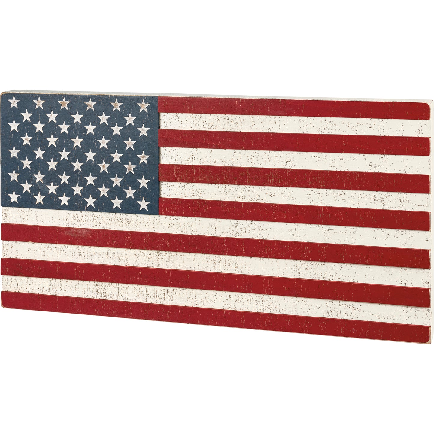 Primitives by Kathy American Flag Home Décor Box Sign