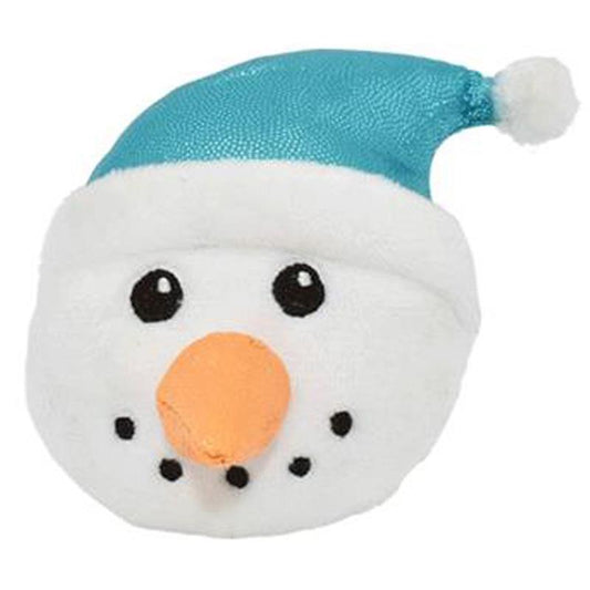 MULTIPET Holiday Pull & Vibrate Plush Cat Toy - Snowman