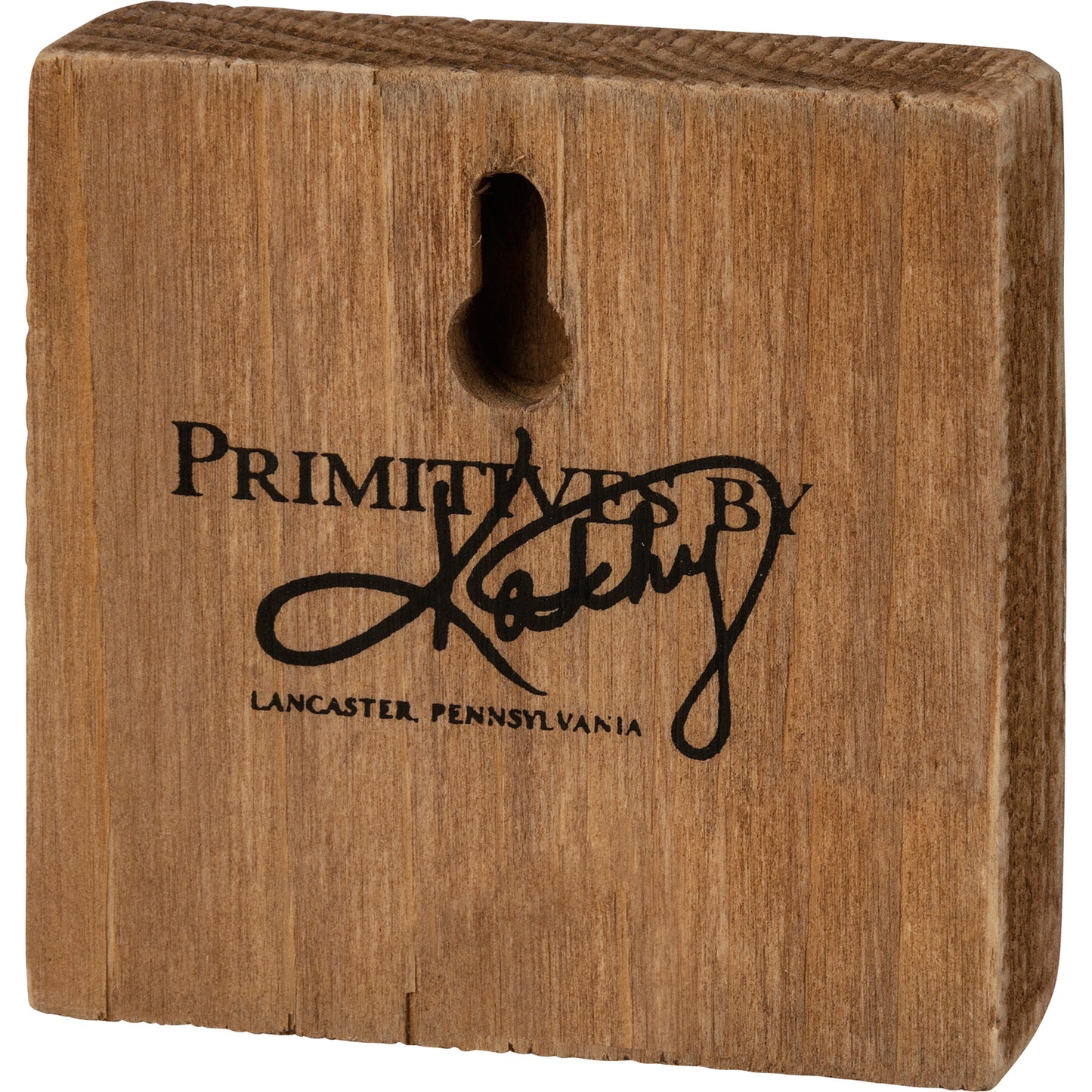 Primitives by Kathy Santa Block Christmas Sign