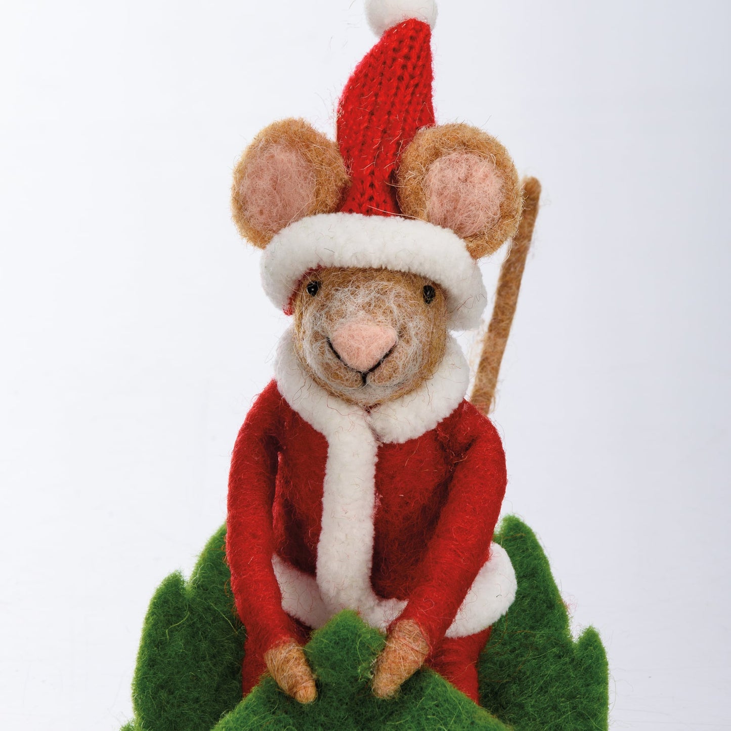 Primitives by Kathy Santa Mouse Sledding Critter