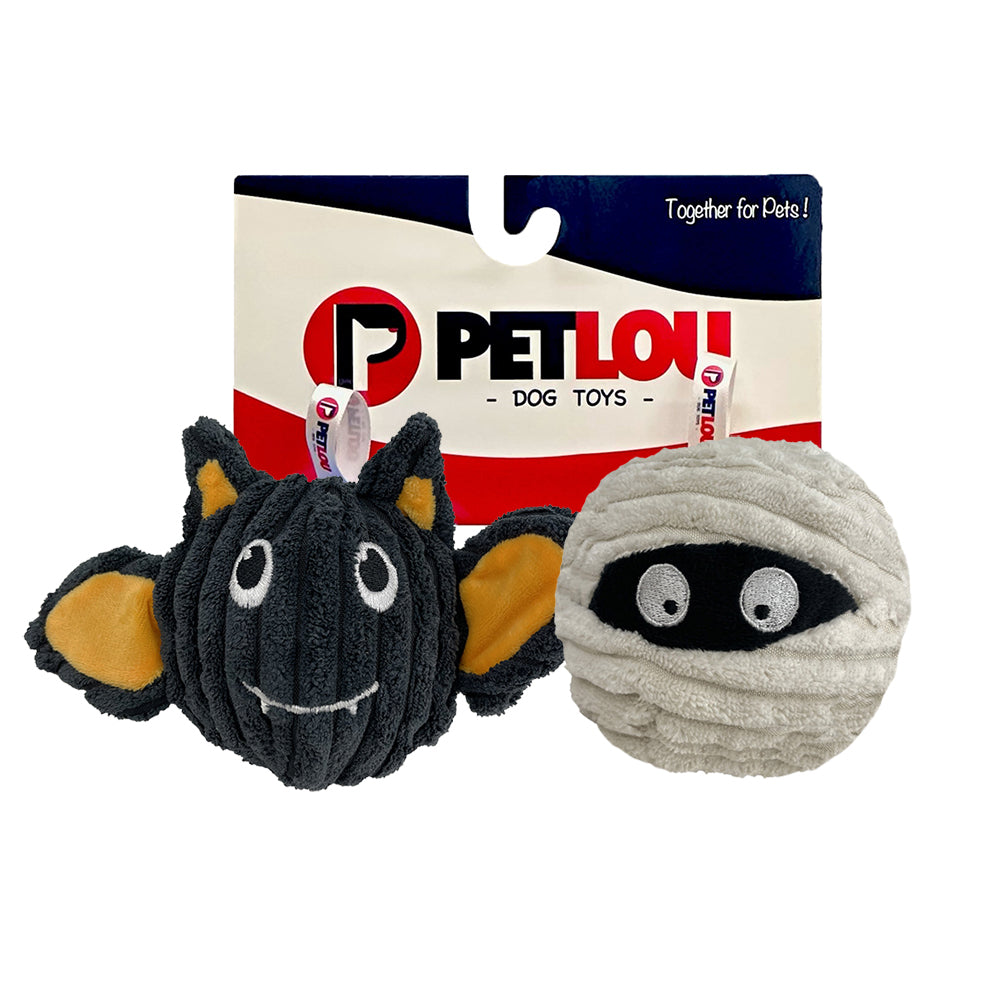 Petlou Batmmy EZ Squeaky Ball - Set of 2 (4-inch)