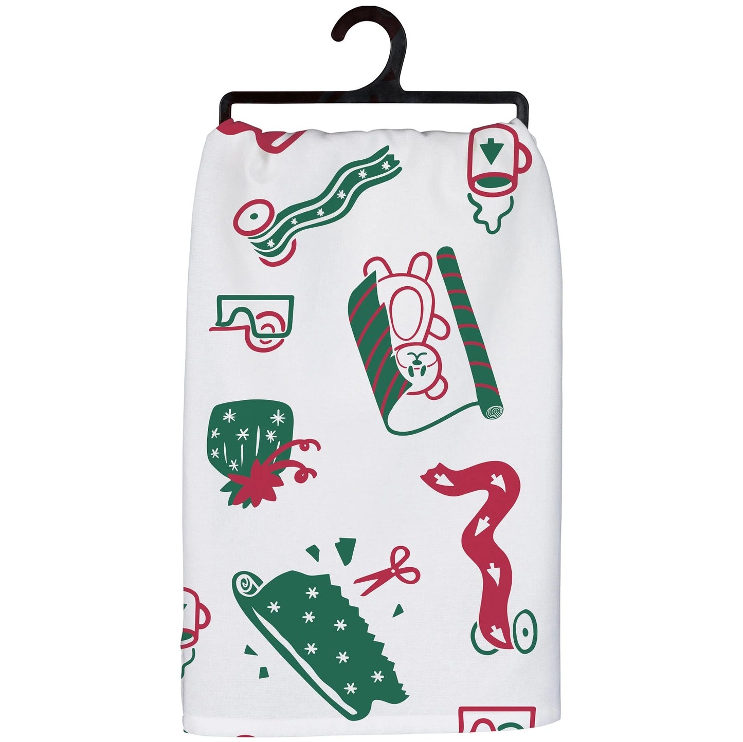 Primitives by Kathy Except For Mom Funny Christmas Kitchen Towel - 28" x 28"