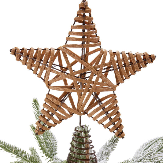 Primitives by Kathy Natural Star Christmas Tree Topper