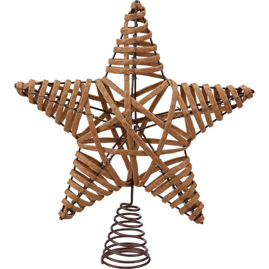 Primitives by Kathy Natural Star Christmas Tree Topper