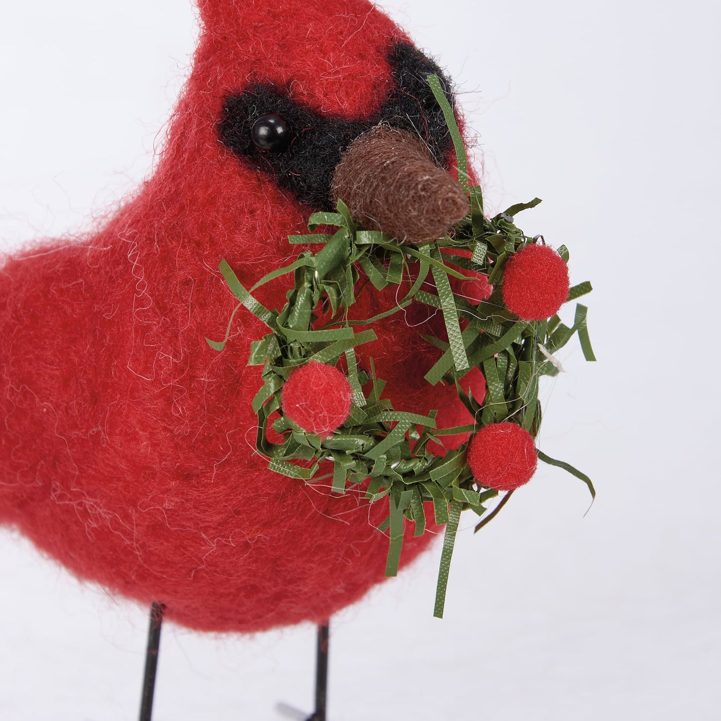 Primitives by Kathy Cardinal With Wreath Critter