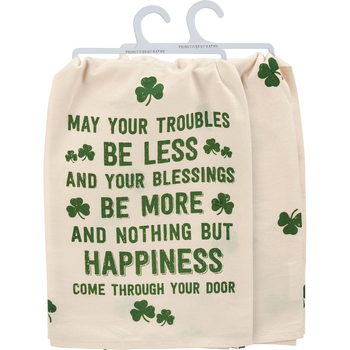 Primitives By Kathy Nothing But Happiness Kitchen Towel - 28" x 28"