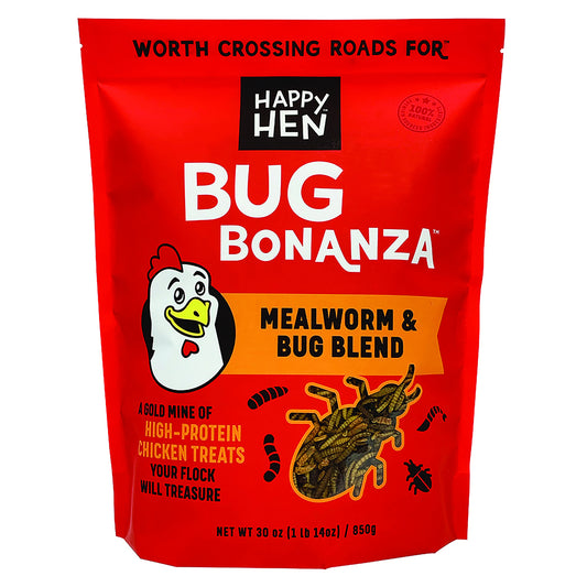 Happy Hen Treats Bug Bonanza Chicken Treats - 30 Ounce