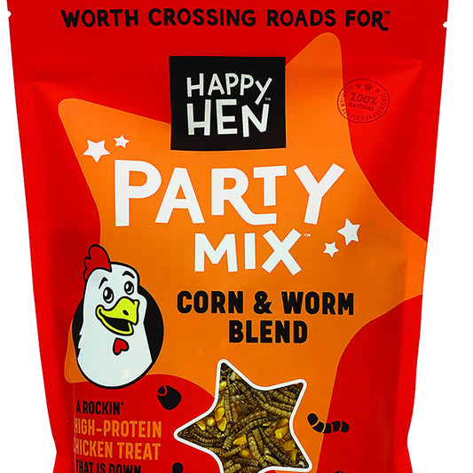 Happy Hen Treats Party Mix Mealworm and Corn - 2 Pound