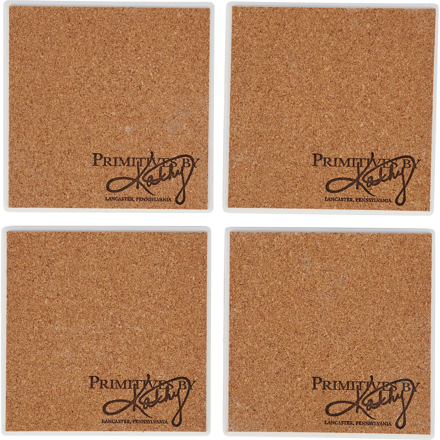 Primitives by Kathy Santa Claus Coaster Set