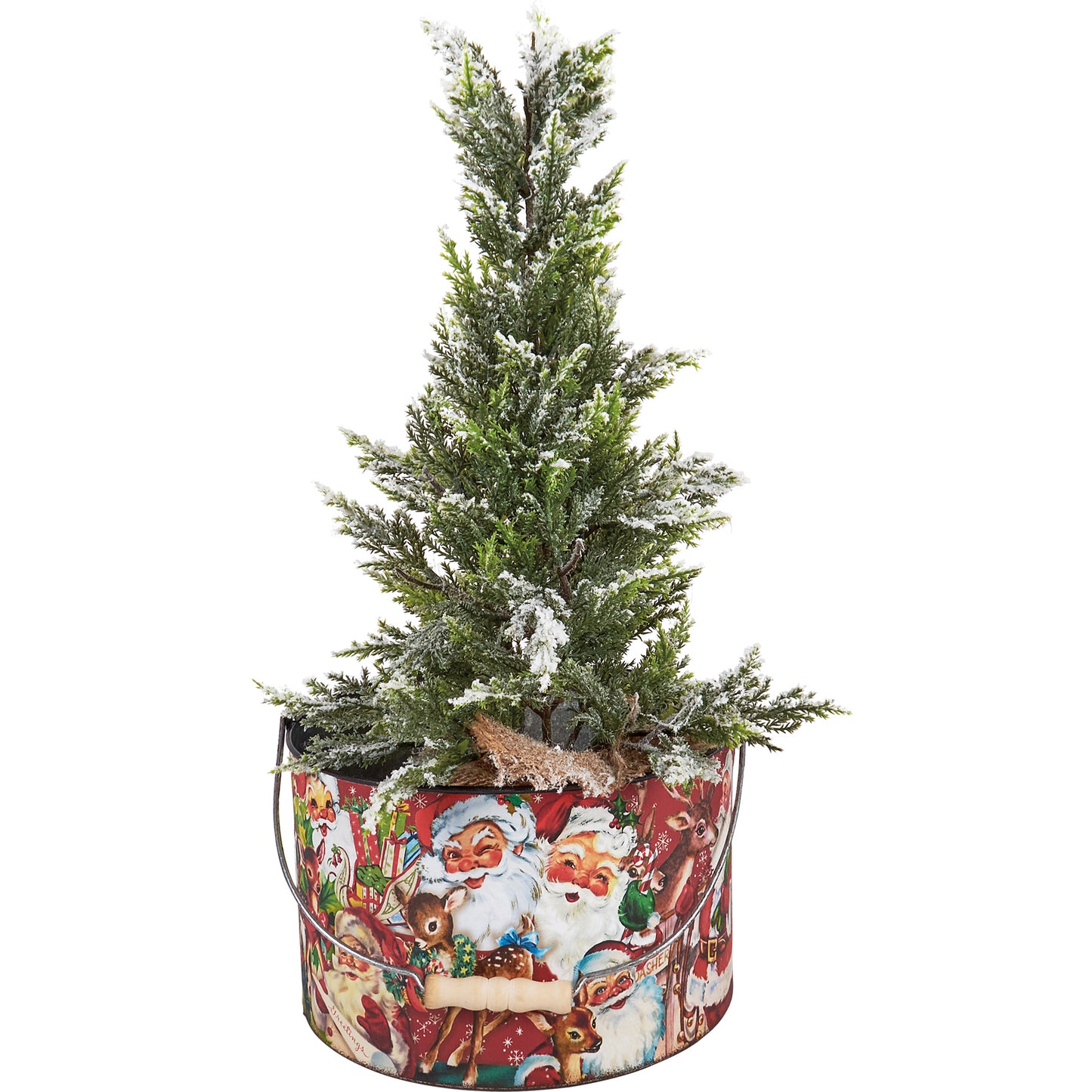 Primitives by Kathy Vintage Christmas Bucket Set