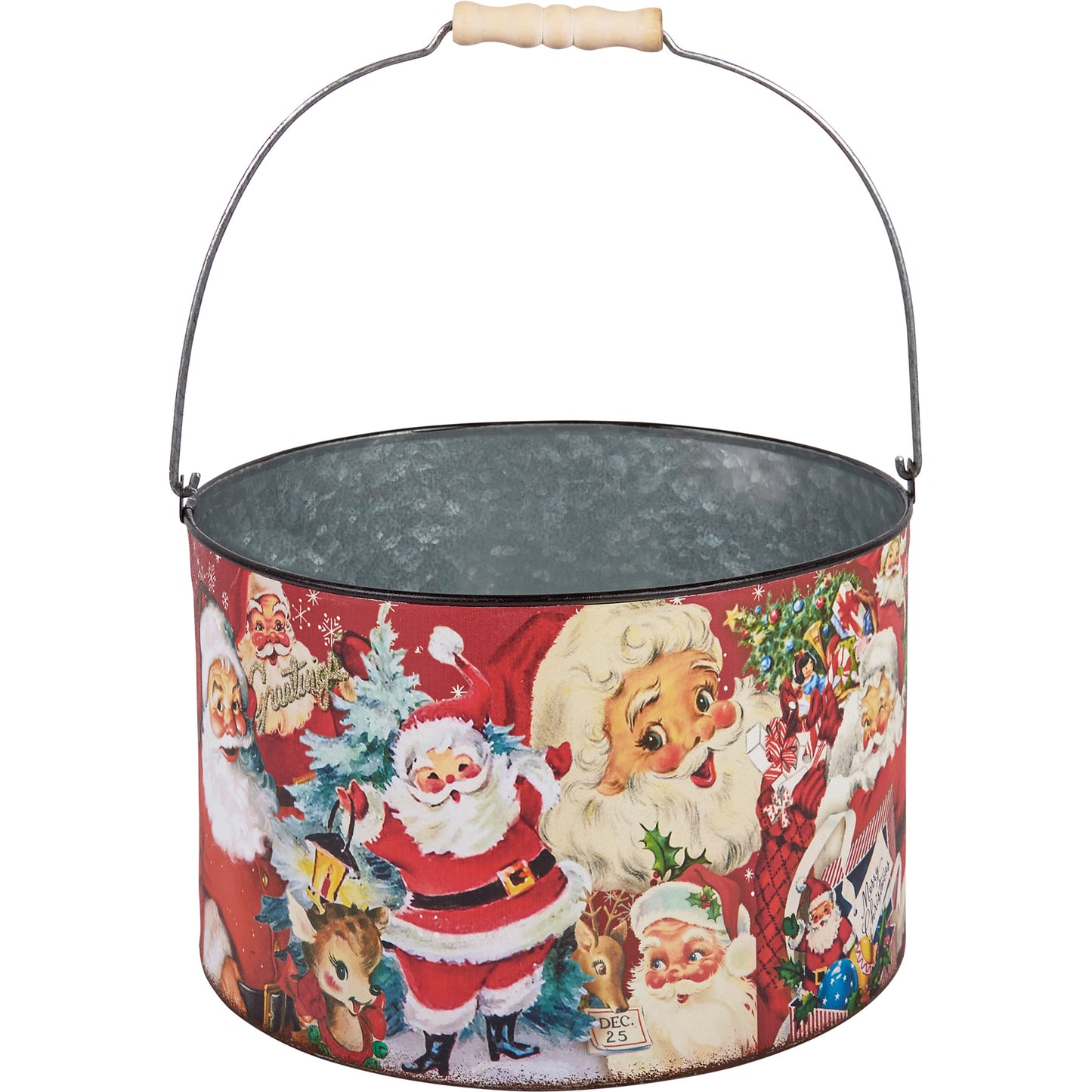 Primitives by Kathy Vintage Christmas Bucket Set