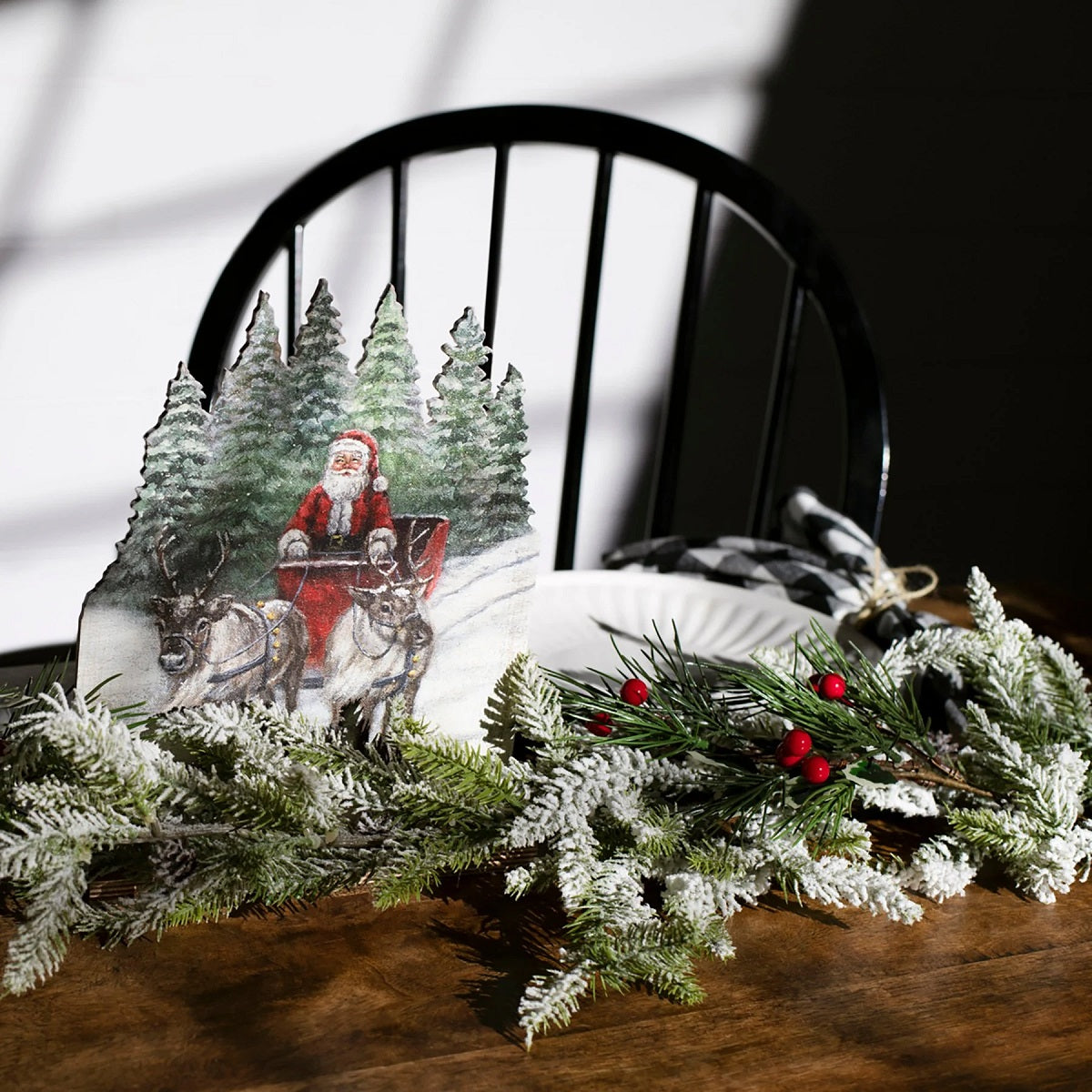 Primitives by Kathy Santa's Sleigh Stand Up