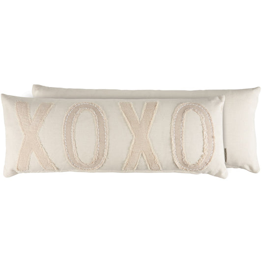 Primitives by Kathy XOXO Valentine's Pillow - 30" x 10" (Cream)