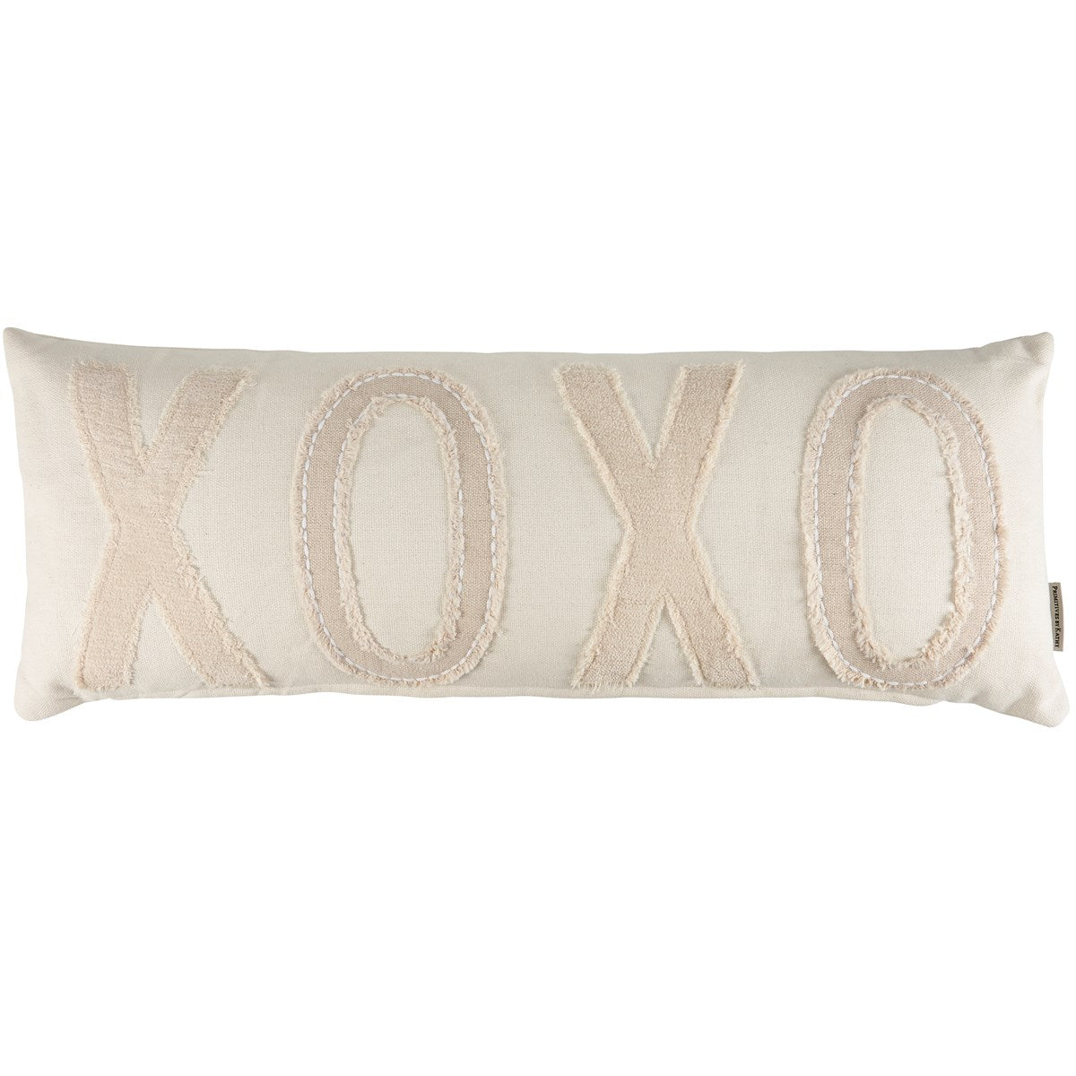 Primitives by Kathy XOXO Valentine's Pillow - 30" x 10" (Cream)