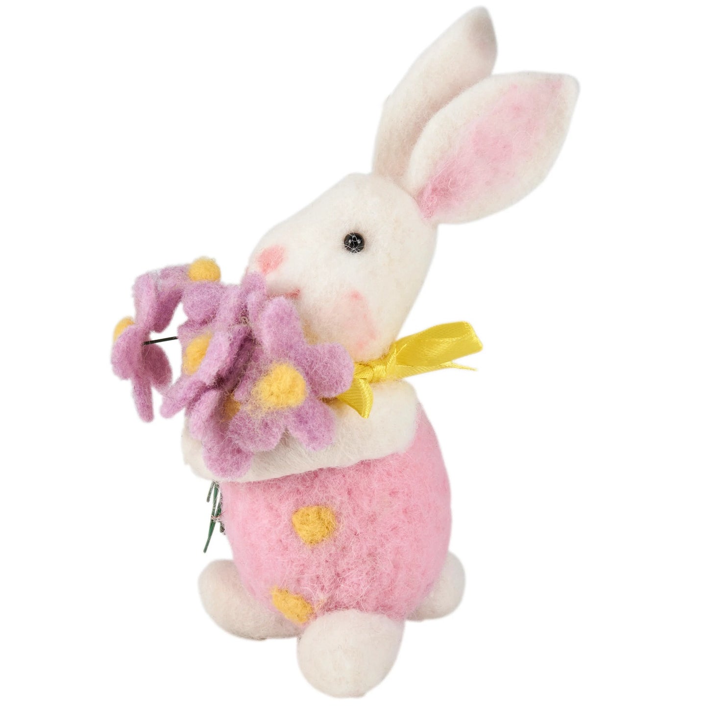 Primitives by Kathy Bunny With Bouquet Critter