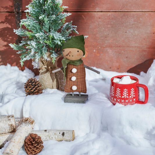 Primitives by Kathy Isabella Snowman Doll