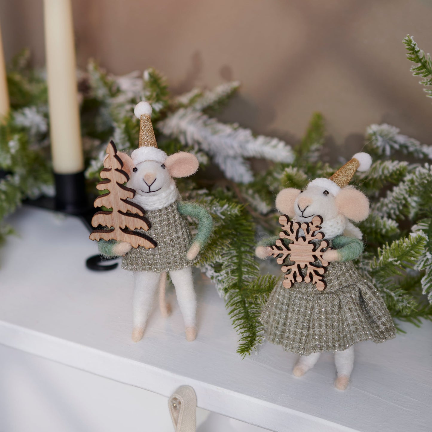 Primitives by Kathy Winter Mice Critter Set