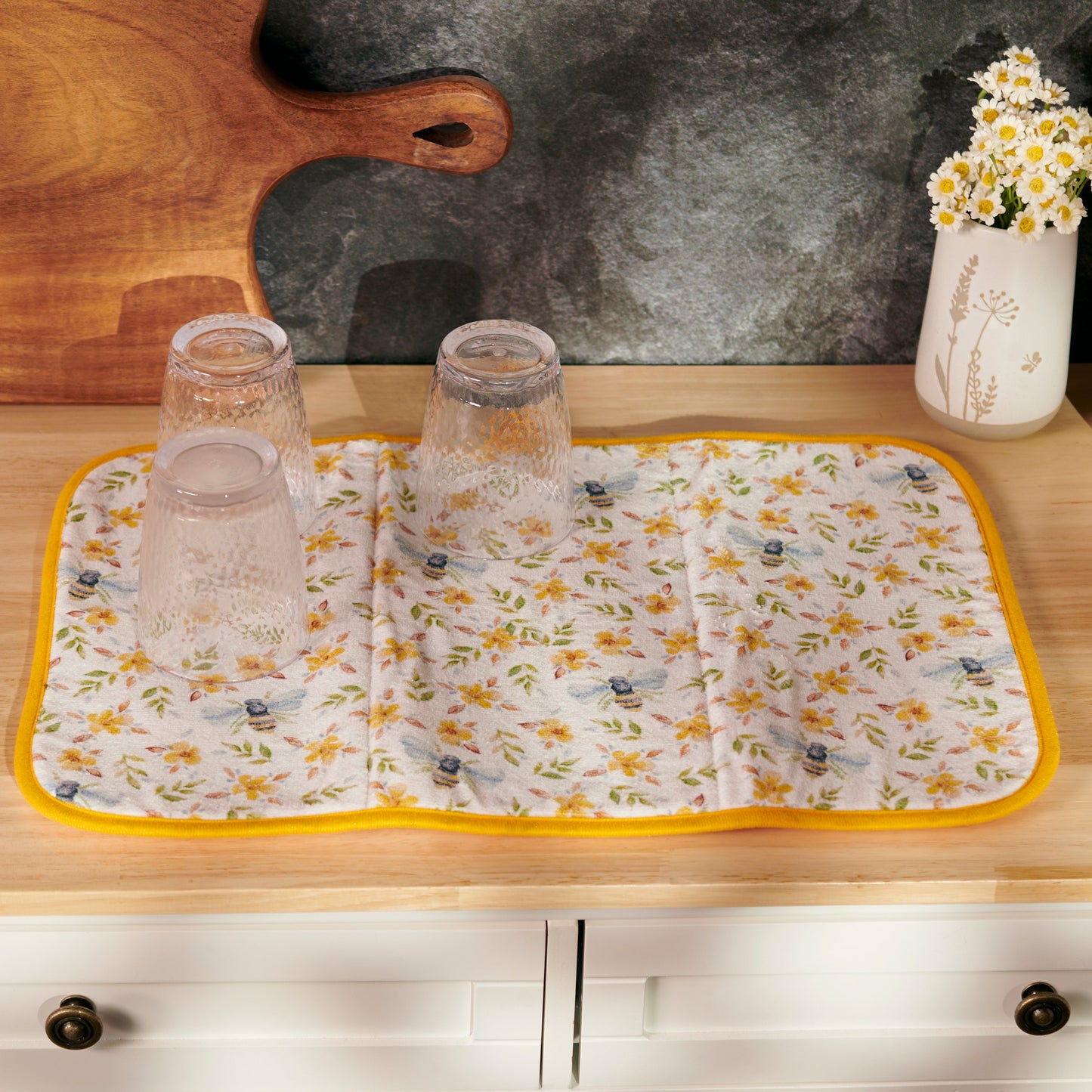 Primitives by Kathy Decorative Kitchen Bee Drying Mat