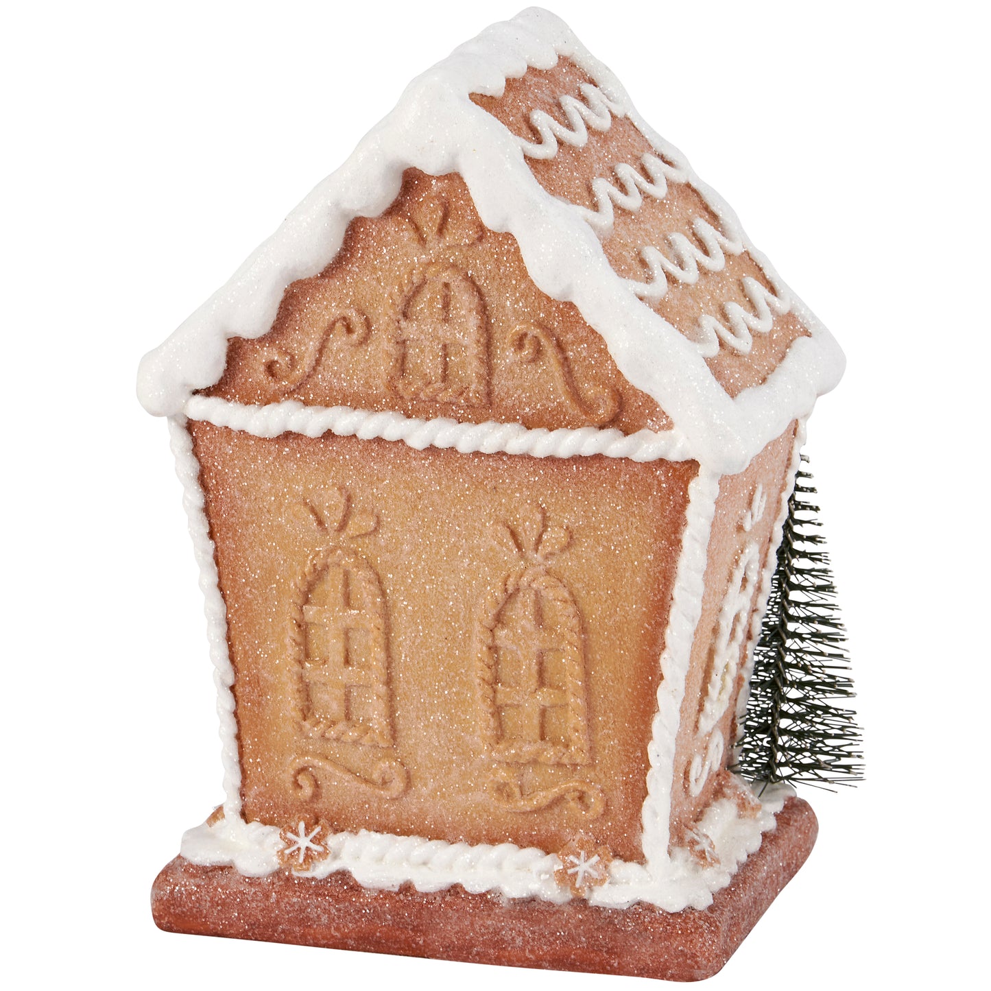 Primitives by Kathy Lighted Gingerbread House Figurine