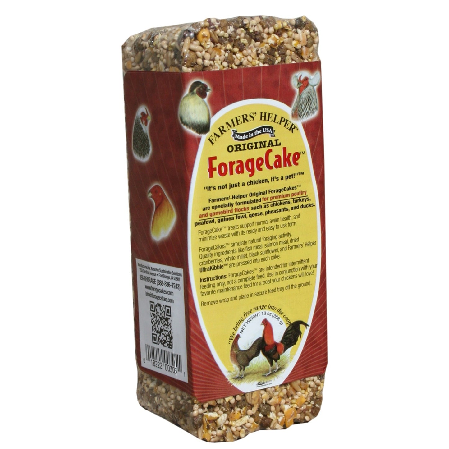 C&S Farmers' Helper Original Forage Cake - 13 Ounces