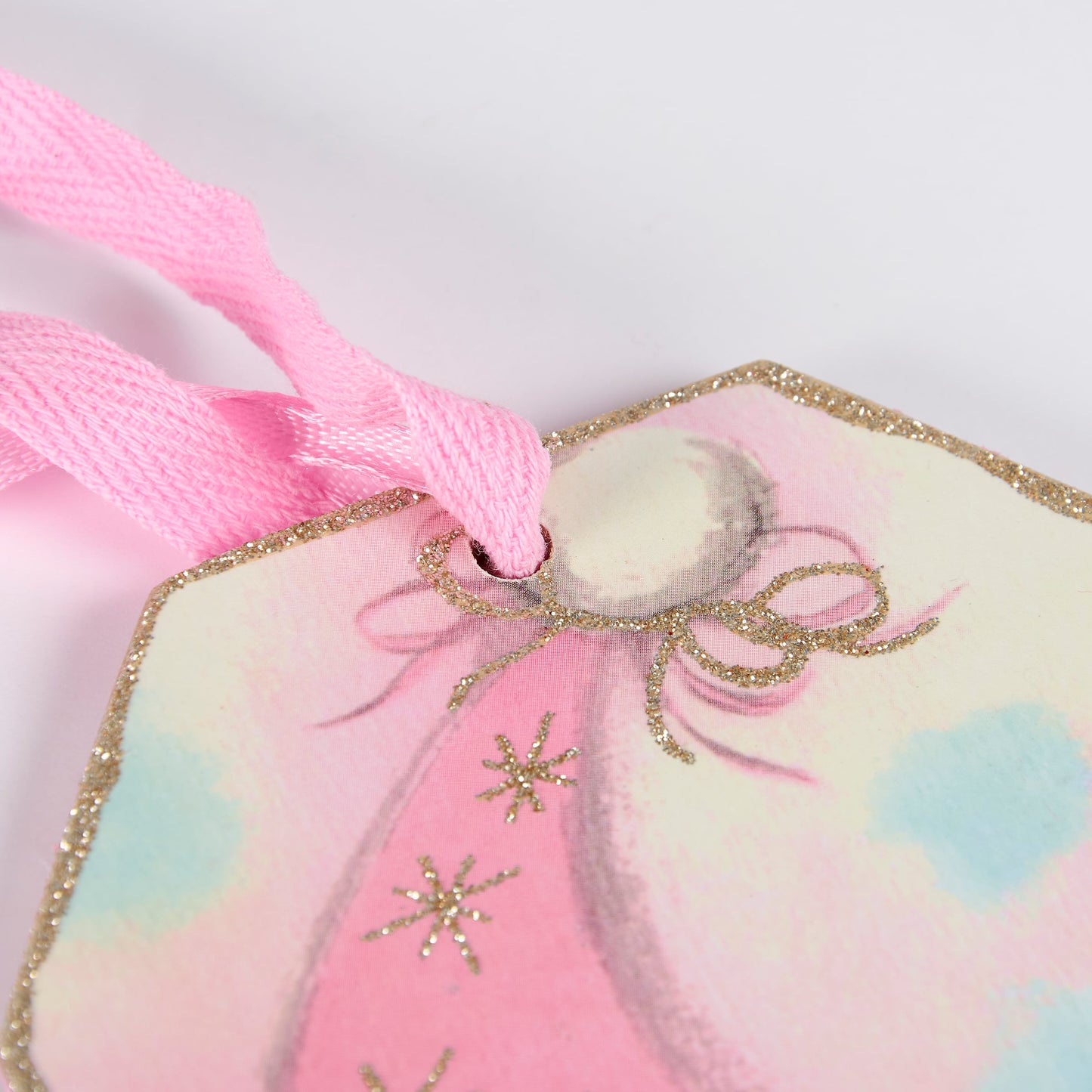 Primitives by Kathy Pastel Santa Key Ornament