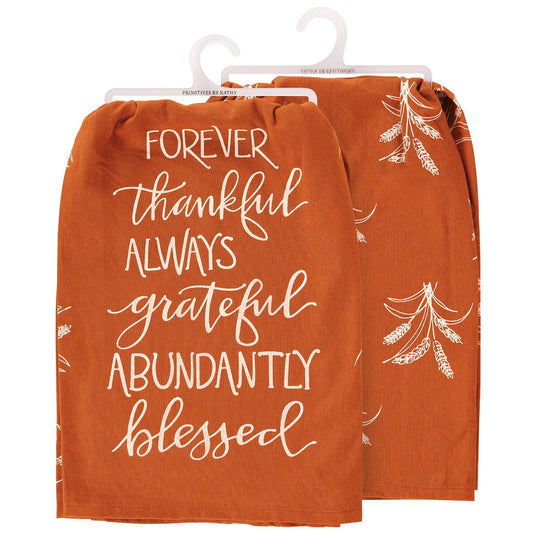 Primitives by Kathy  Forever Thankful Kitchen - Towel