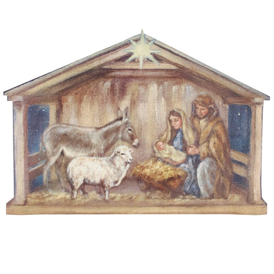 Primitives by Kathy Christmas Nativity Rug- Indoor/Outdoor