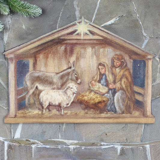 Primitives by Kathy Christmas Nativity Rug- Indoor/Outdoor