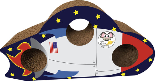 Imperial Cat Pay 'n Shapes Medium Habitat Enhancer Rocket Ship - Small Animal