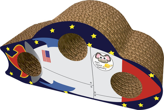 Imperial Cat Pay 'n Shapes Medium Habitat Enhancer Rocket Ship - Small Animal