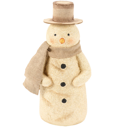 Primitives by Kathy Vintage Snowman Figurine