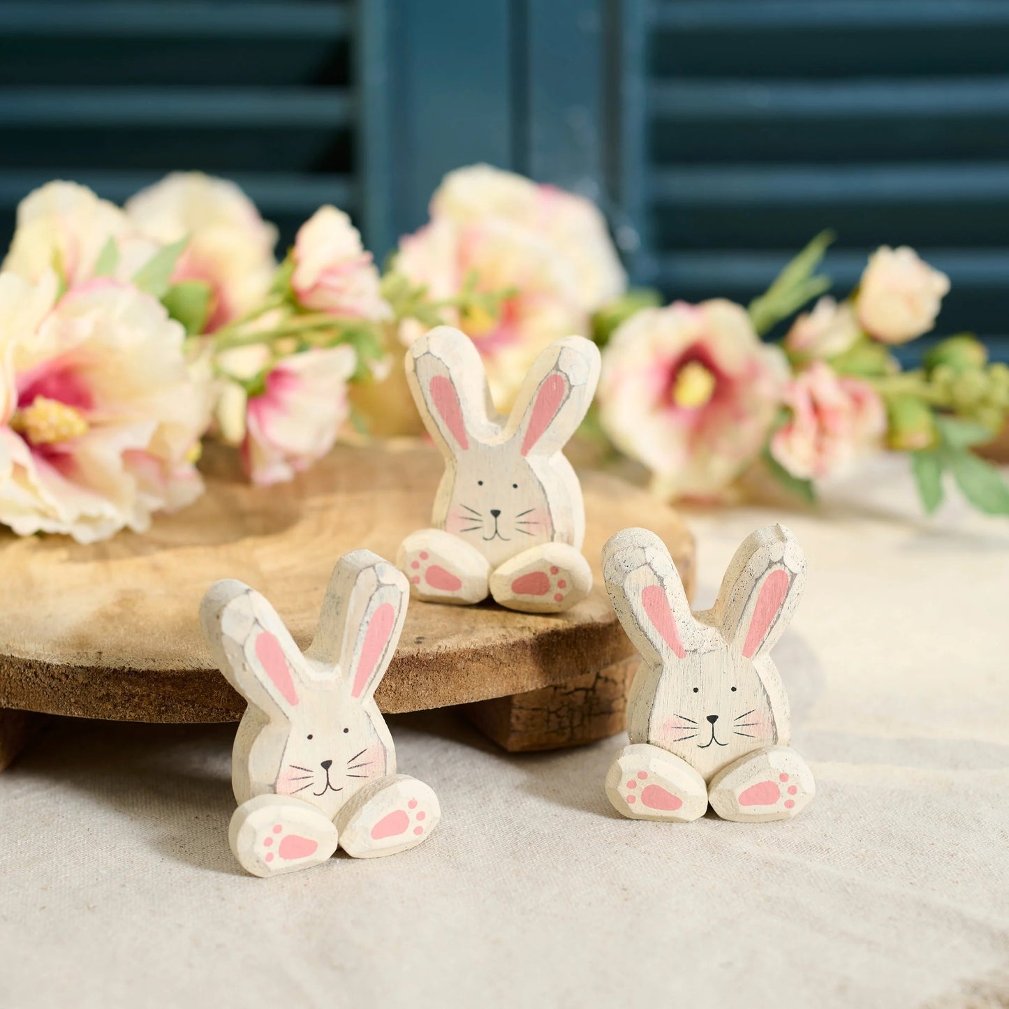 Primitives by Kathy Bunny Friends Chunky Easter Sitter Set