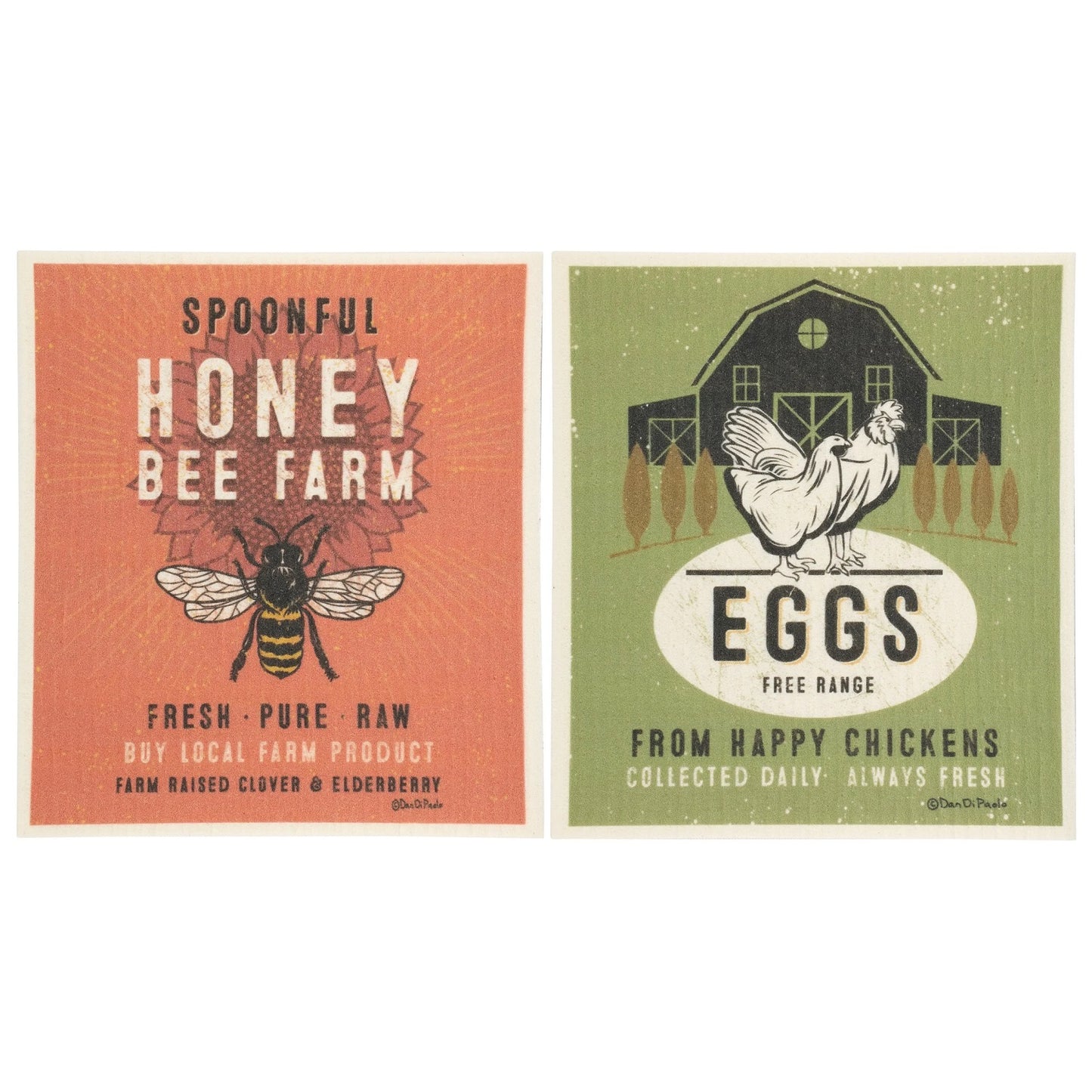 Primitives by Kathy Honey Bee Farm Swedish Cloth Set