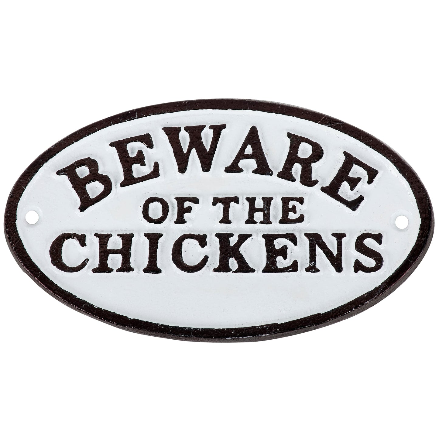 Primitives by Kathy Beware Of The Chickens Hanging Decor