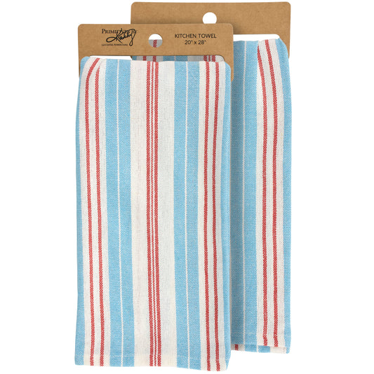 Primitives By Kathy Americana Stripe Kitchen Towel - 20" x 28"