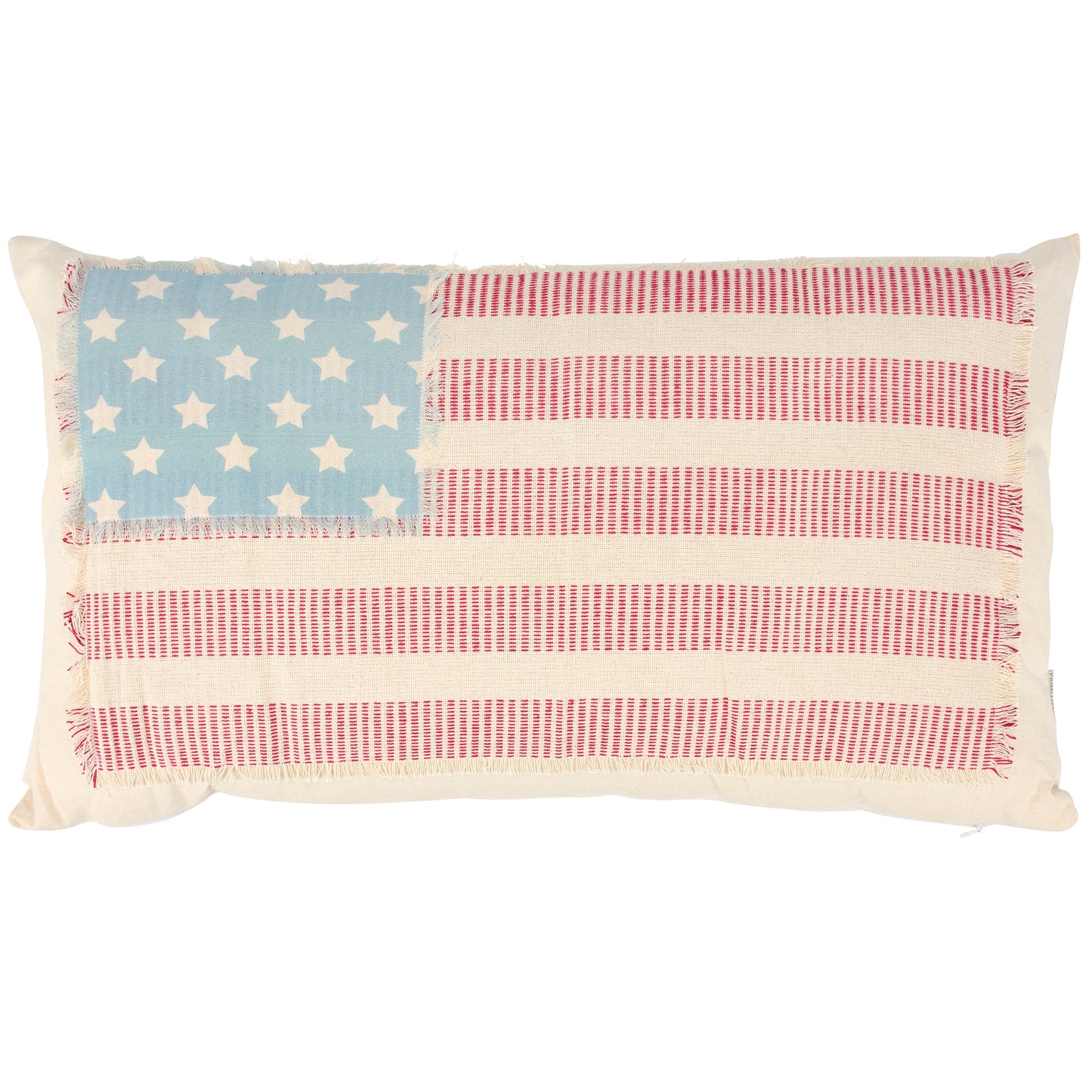 Primitives by Kathy Vintage Americana Flag Pillow - 24" x 14"