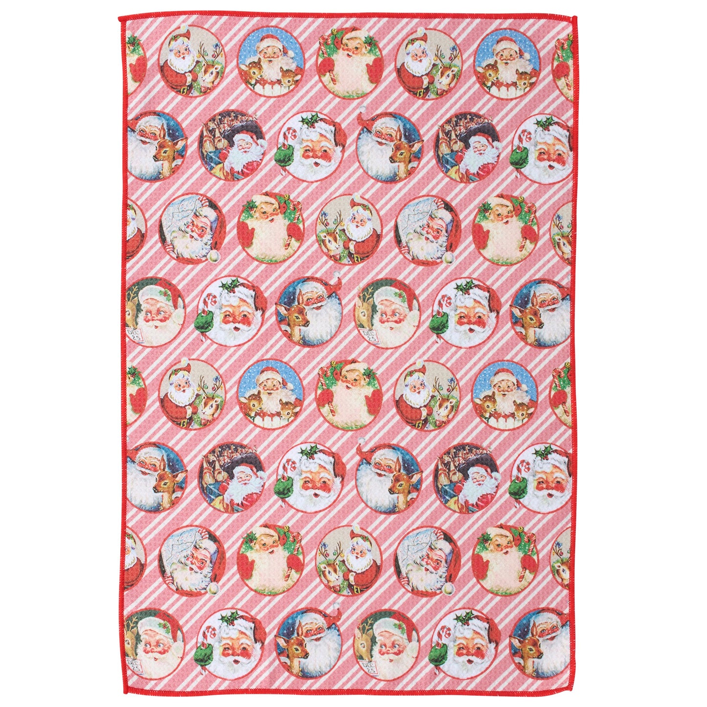 Primitives by Kathy Santa Faces Kitchen Towel - 18" x 26"