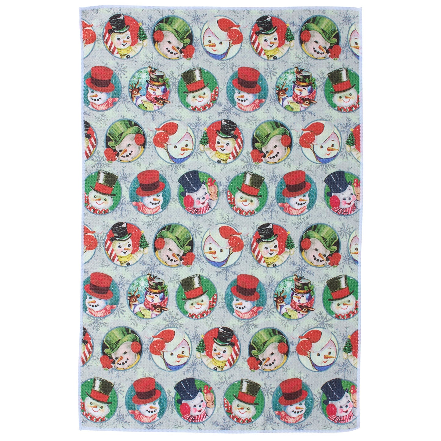 Primitives by Kathy Retro Snowman Kitchen Towel - 18" x 26"