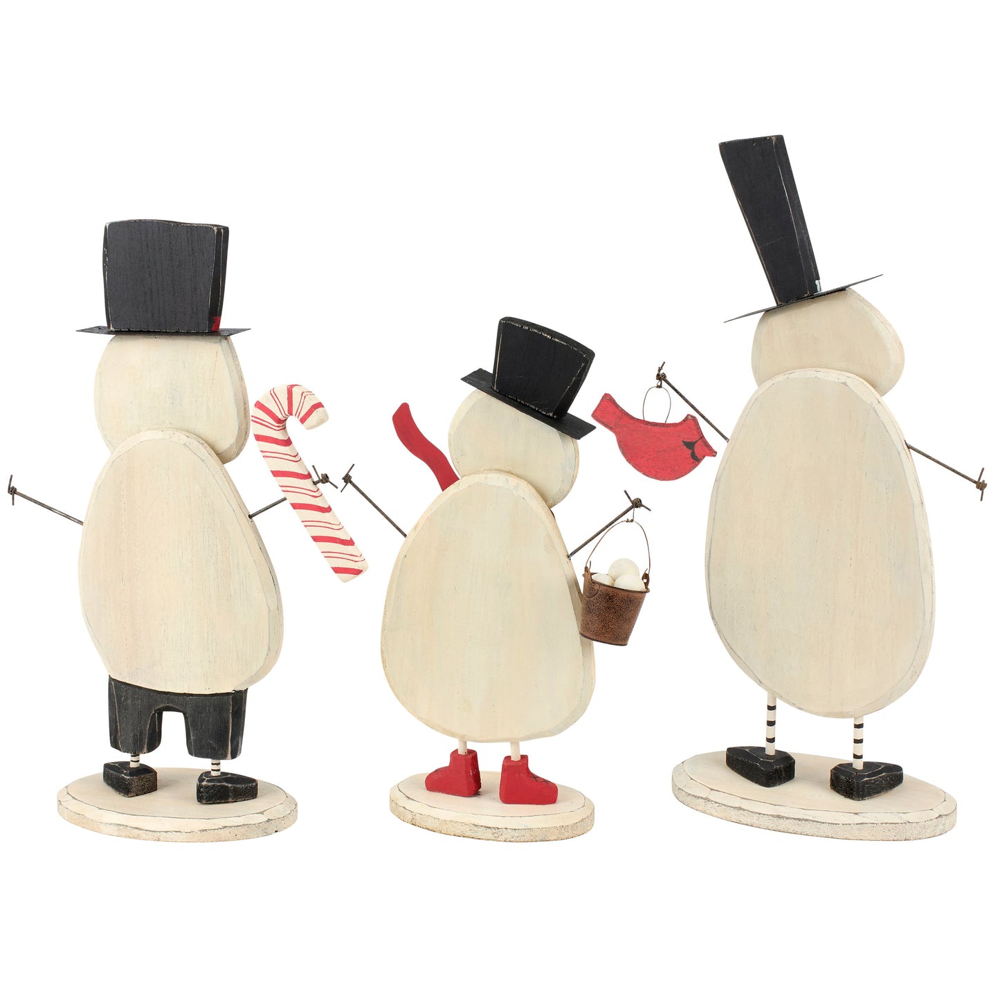 Primitives by Kathy Snowmen Trio Stand Up Sitter Set