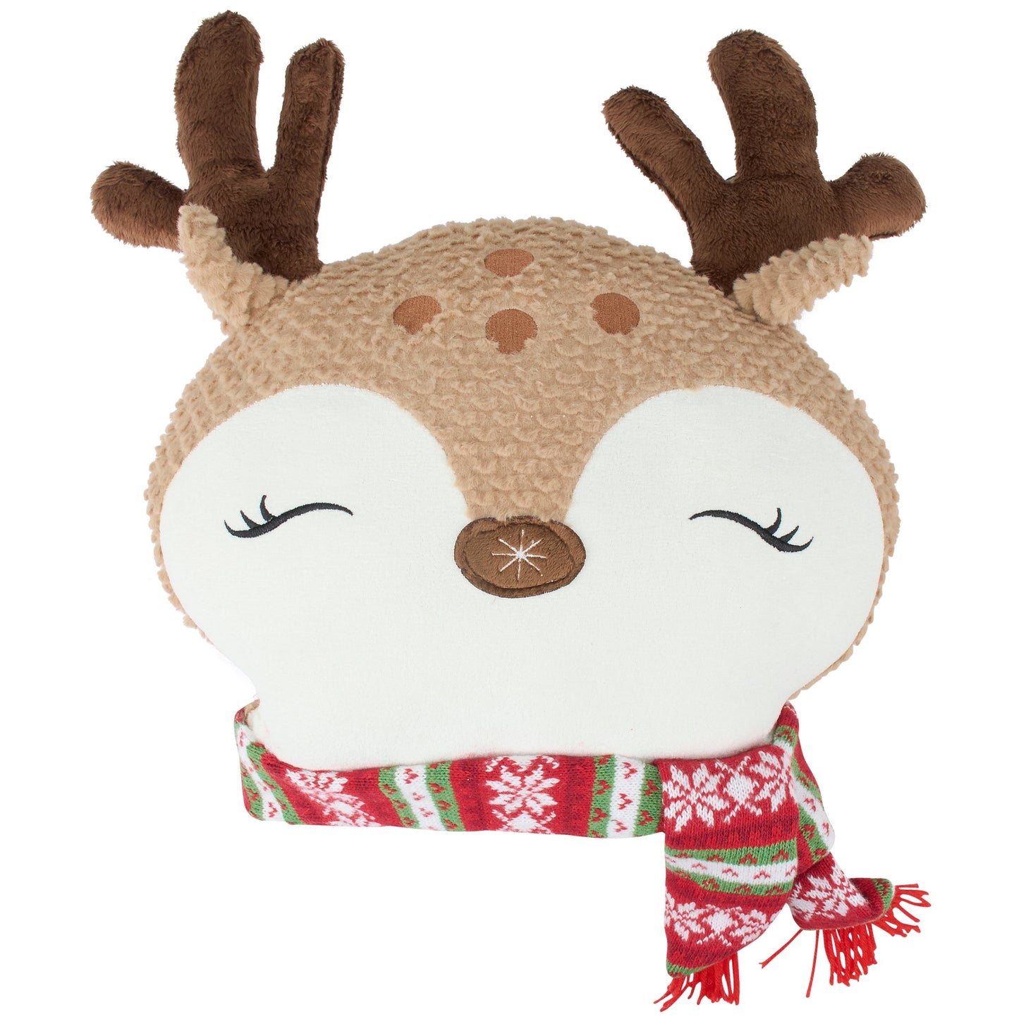 Primitives by Kathy Reindeer Shaped Pillow - Size 14" x 16"
