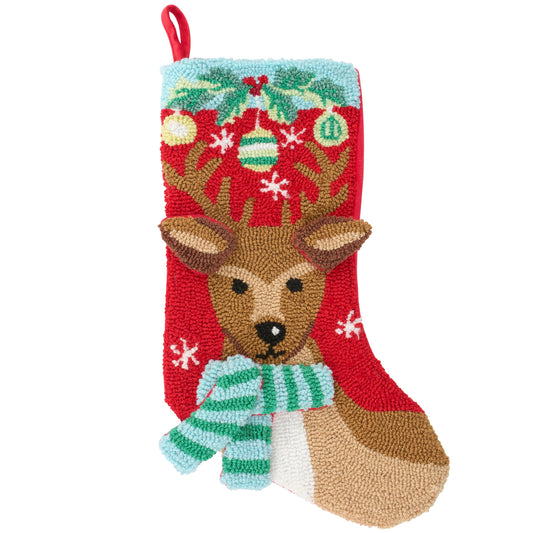 Primitives by Kathy Reindeer Scarf Stocking