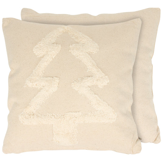 Primitives by Kathy Tufted Christmas Tree Pillow - Size 16" x 16"