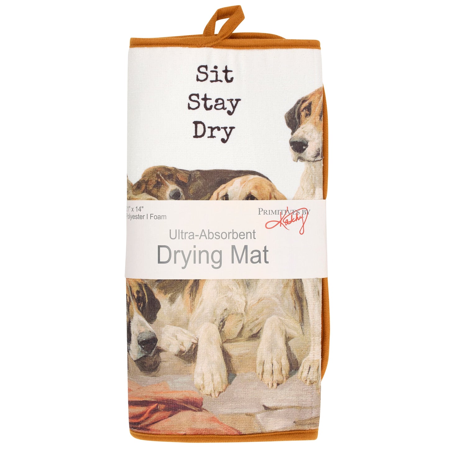 Primitives by Kathy Sit Stay Dry Drying Mat