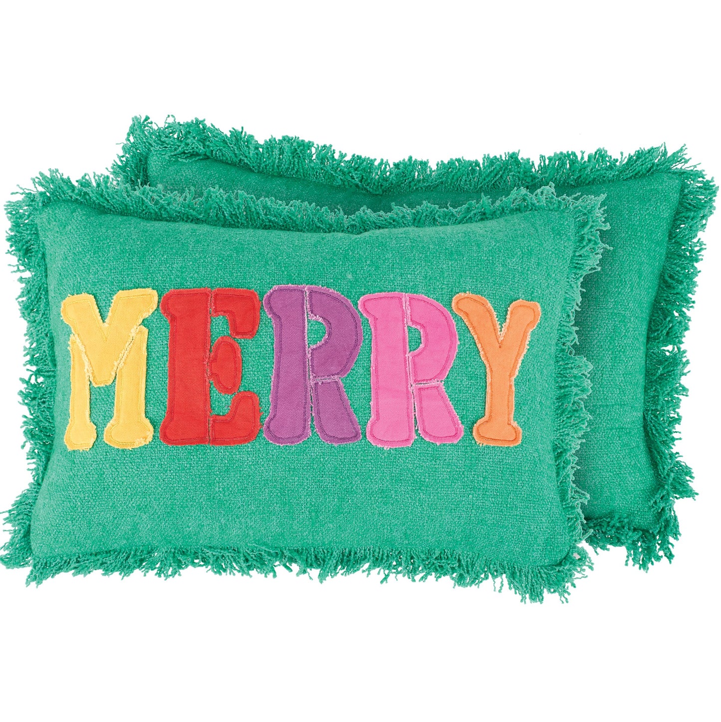 Primitives by Kathy Colorful Merry Pillow - 18" x 12"