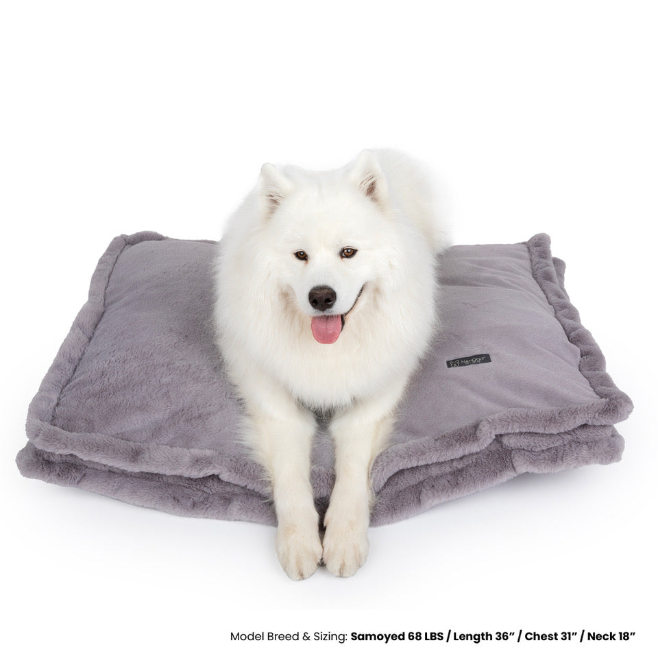 Nandog Pet Gear Removable Cover Large Cloud Pillow Bed Gray - 40 X 30 In