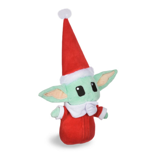 Star Wars: Holiday 6" Grogu Santa Squeaker Pet Toy