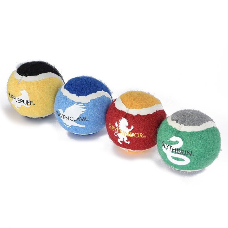 Harry Potter: 4PK Hogwarts Pride Pet Tennis Balls - 2.5"