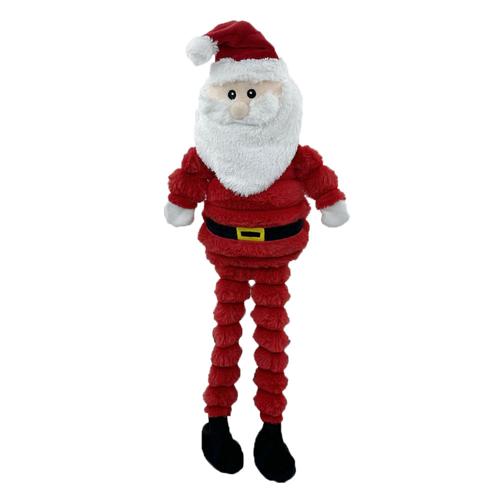 PetLou Christmas Long-legged Santa Dog Toy - 26"