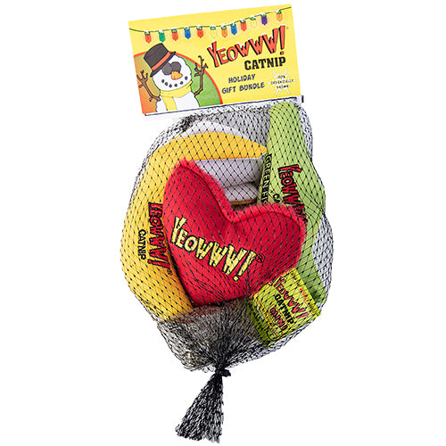 Yeowww Holiday Gift Bundle Catnip Cat Toy