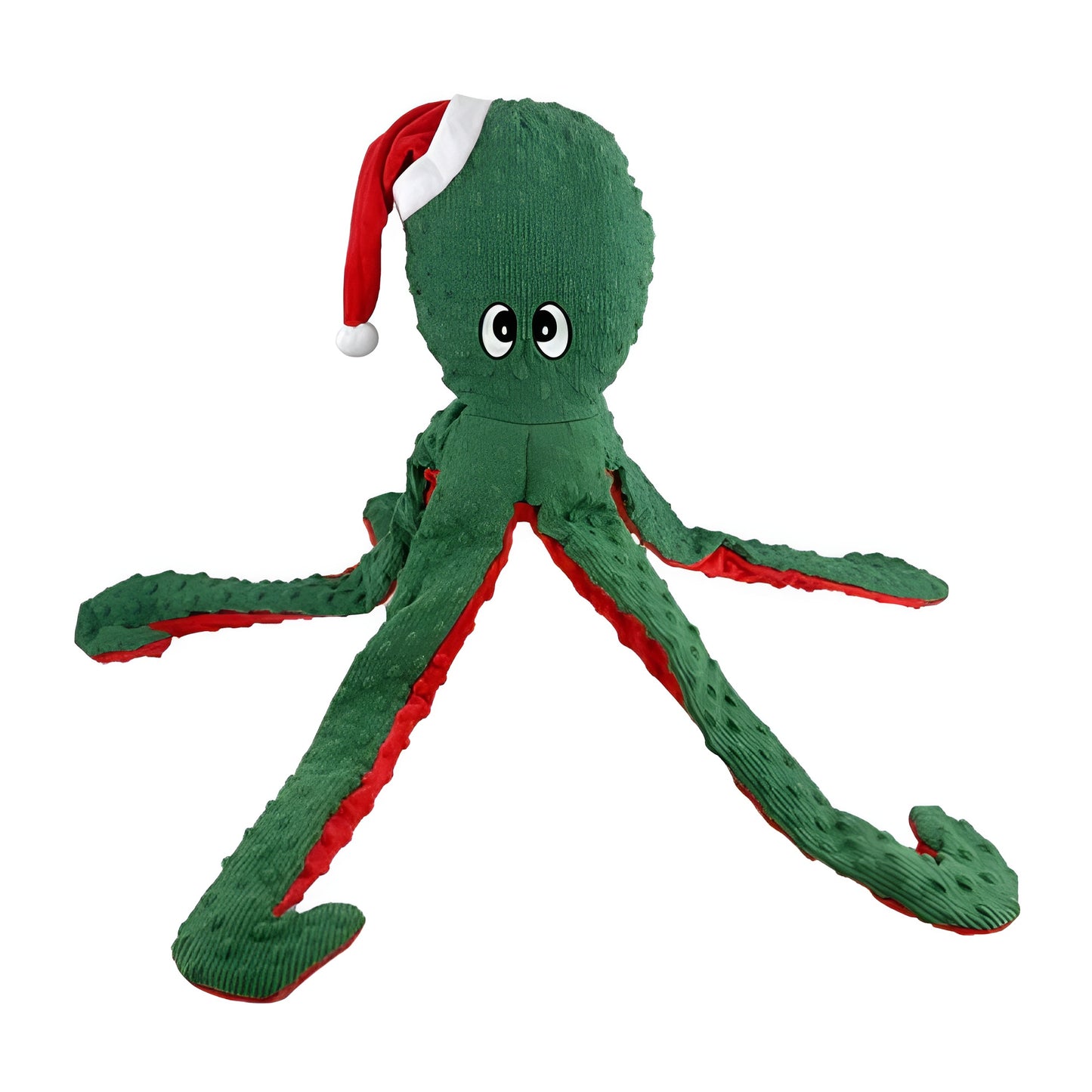 Petlou Christmas Dotty Octopus Dog Toy - 16"